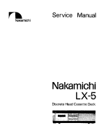 Nakamichi LX-5-Service-Manual